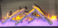 অগ্নি - কাঠের সিরামিক ফায়ারপ্লেস গ্যাস ফায়ারপ্লেস 800 ~ 1000 ℃ পরিষেবা তাপমাত্রা এস -104 এর জন্য লগ করে
